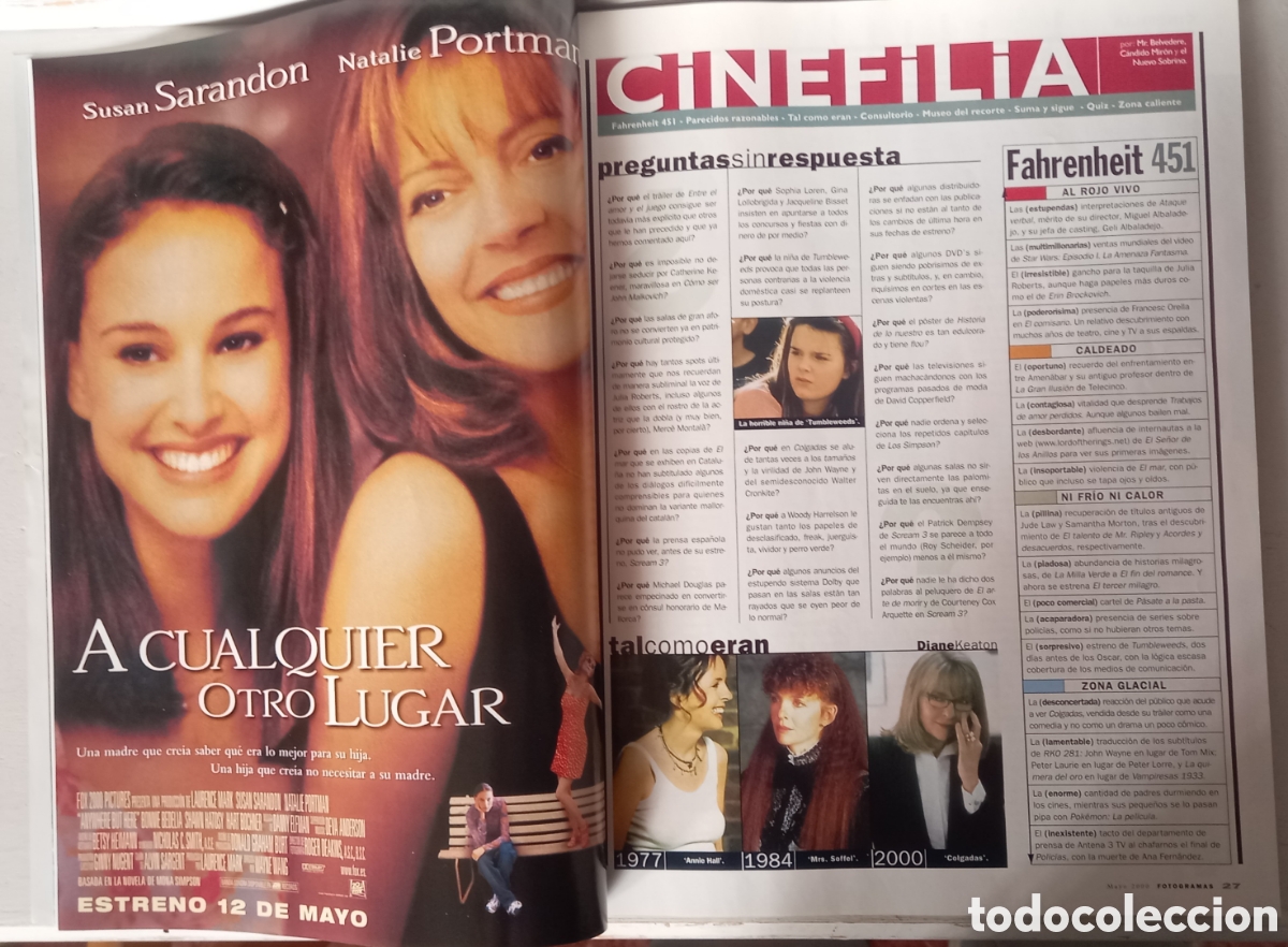 Cine: Fotogramas n&deg; 1879 CON SUPLEMENTO, mayo 2000 - Foto 4