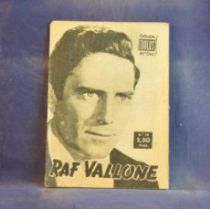 Cine: RAF VALLONE - COLECCION IDOLOS DEL CINE - Nº58