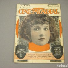 Cine: REVISTA CINE MUNDIAL DE MAYO DE 1921. VER FOTOS ADJUNTAS