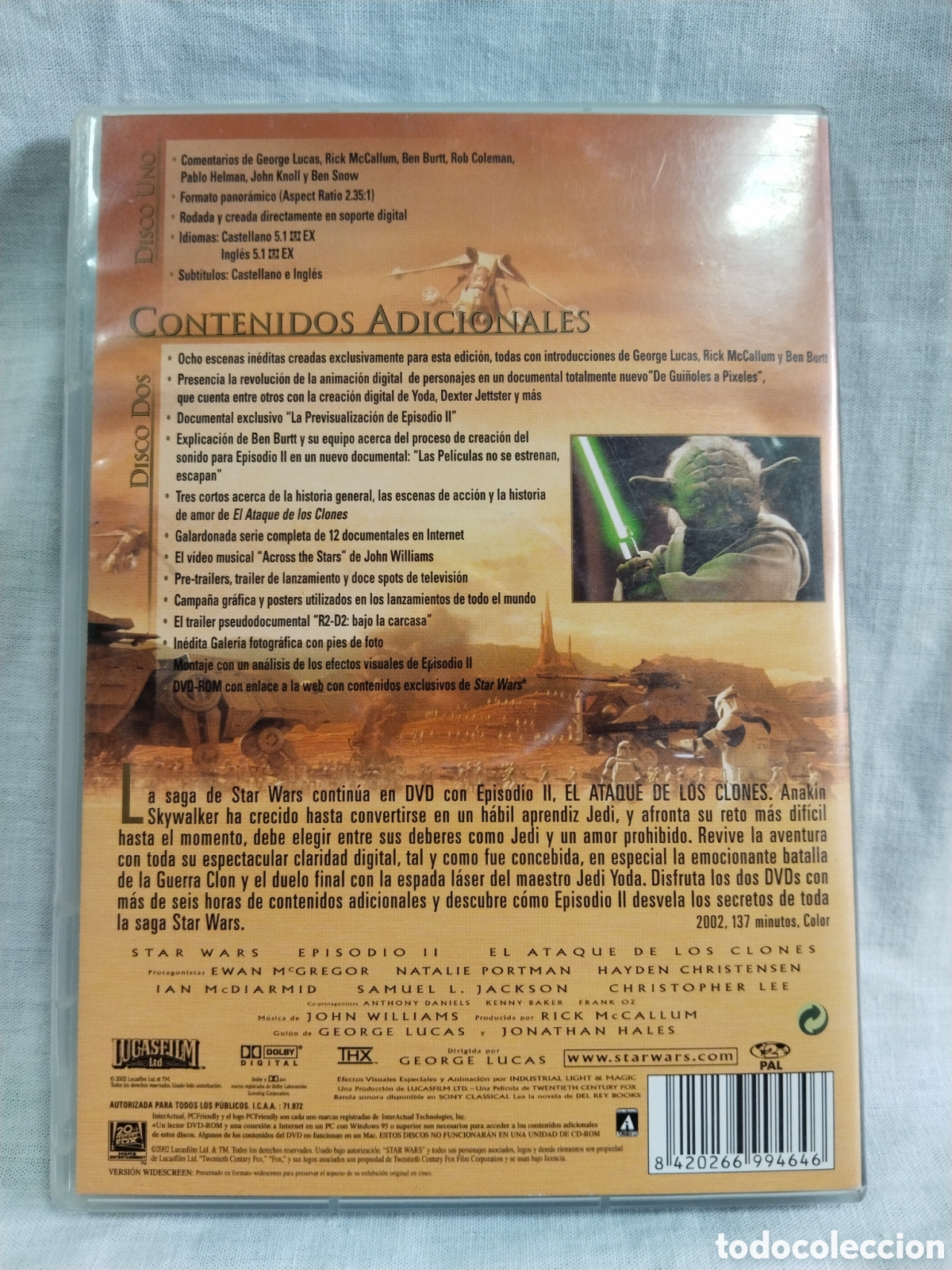 Cine: Star Wars: El Ataque de los Clones - DVD - Foto 3