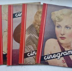 Cine: CINEGRAMAS 5 REVISTAS, AÑO 1935 - VER FOTOS ADICIONALES