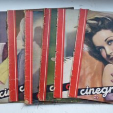 Cine: CINEGRAMAS 7 REVISTAS, AÑO 1936 - VER FOTOS ADICIONALES