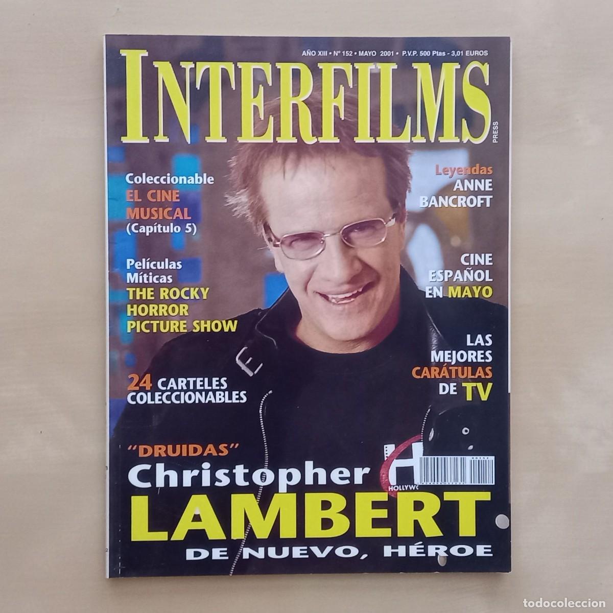 Cine: INTERFILMS 152, MAYO 2001. CHRISTOPHER LAMBERT. - Foto 1