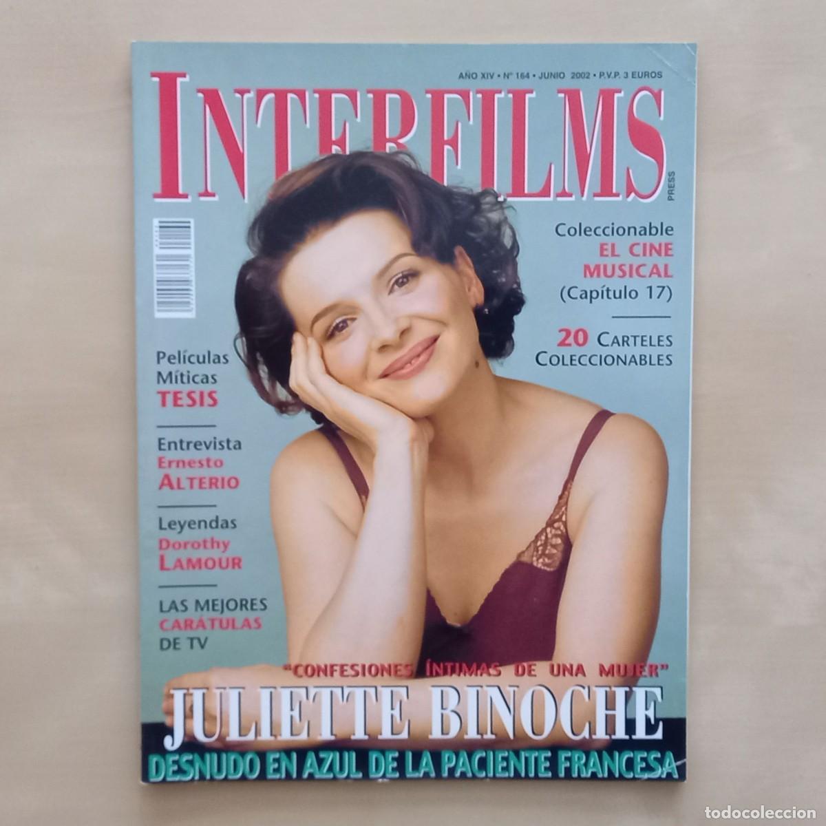 Cine: INTERFILMS 164, JUNIO 2002. JULIETTE BINOCHE. - Foto 1