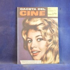 Cine: GACETA DEL CINE - BRIGITTE BARDOT - AÑO 1 Nº 12