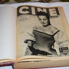 Cine: CINE MUNDO / TOMO AÑO 1956, COMPLETO, 50 REVISTAS CONSECUTIVAS, DEL 200 AL 251 - ¡MUY BUEN ESTADO!
