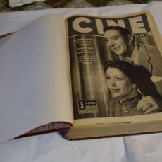 Cine: CINE MUNDO / TOMO AÑO 1957, COMPLETO, 50 REVISTAS CONSECUTIVAS, DEL 251 AL 302 - ¡MUY BUEN ESTADO!