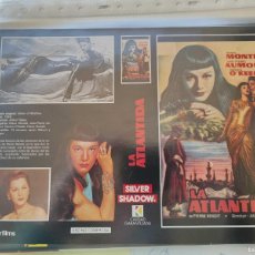 Cine: CARATULA VIDEO VHS INTERFILMS LA ATLANTIDA MARIA MONTEZ 1948
