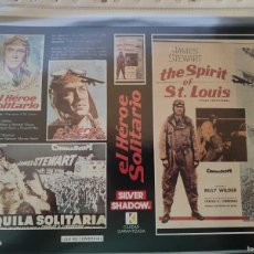 Cine: CARATULA VIDEO VHS INTERFILMS EL HEROE SOLITARIO THE SPIRIT OF ST LOUIS JAMES STEWART 1957