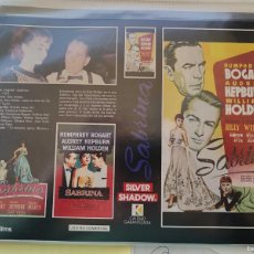 Cine: CARATULA VIDEO VHS INTERFILMS SABRINA BOGART HEPBURN HOLDEN BILLY WILDER 1954
