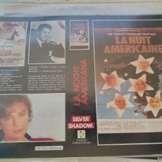 Cine: CARATULA VIDEO VHS INTERFILMS LA NOCHE AMERICANA JACQUELINE BISSET FRANCOIS TRUFFAUT 1973