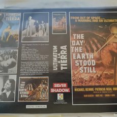 Cine: CARATULA VIDEO VHS INTERFILMS ULTIMATUM A LA TIERRA THE DAY THE EARTH STOOD STILL ROBERT WISE 1951