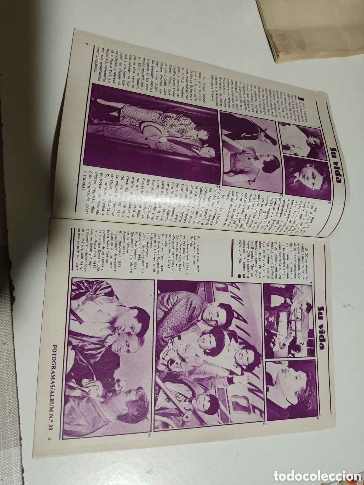 Cine: Fotogramas n39 John Garfield - Foto 2