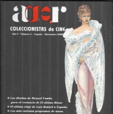 Cine: AGR COLECCIONISTAS DE CINE Nº 4 DICIEMBRE 1999 CONTIENE 122 PÁGINAS BASTANTES CARTELES DE PELÍCULAS