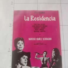 Cine: RECORTE REVISTA DOBLE CARA LA RESIDENCIA CHICHO IBAÑEZ SERRADOR 1969 + TIC TIC TIC 1970