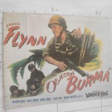 Cine: RECORTE REVISTA OBJETIVO BIRMANIA OBJECTIVE BURMA ERROL FLYNN 1945
