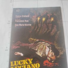 Cine: RECORTE REVISTA LUCKY LUCIANO ROD STEIGER 1973