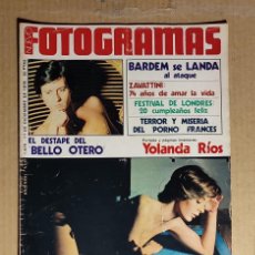 Cine: FOTOGRAMAS N 1470 - 17.12.76 - YOLANDA RIOS - MANOLO OTERO