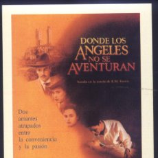 Cine: Q-11137- DONDE LOS ÁNGELES NO SE AVENTURAN (WHERE ANGELS FEAR TO TREAD) (FICHA TÉCNICA) JUDY DAVIS