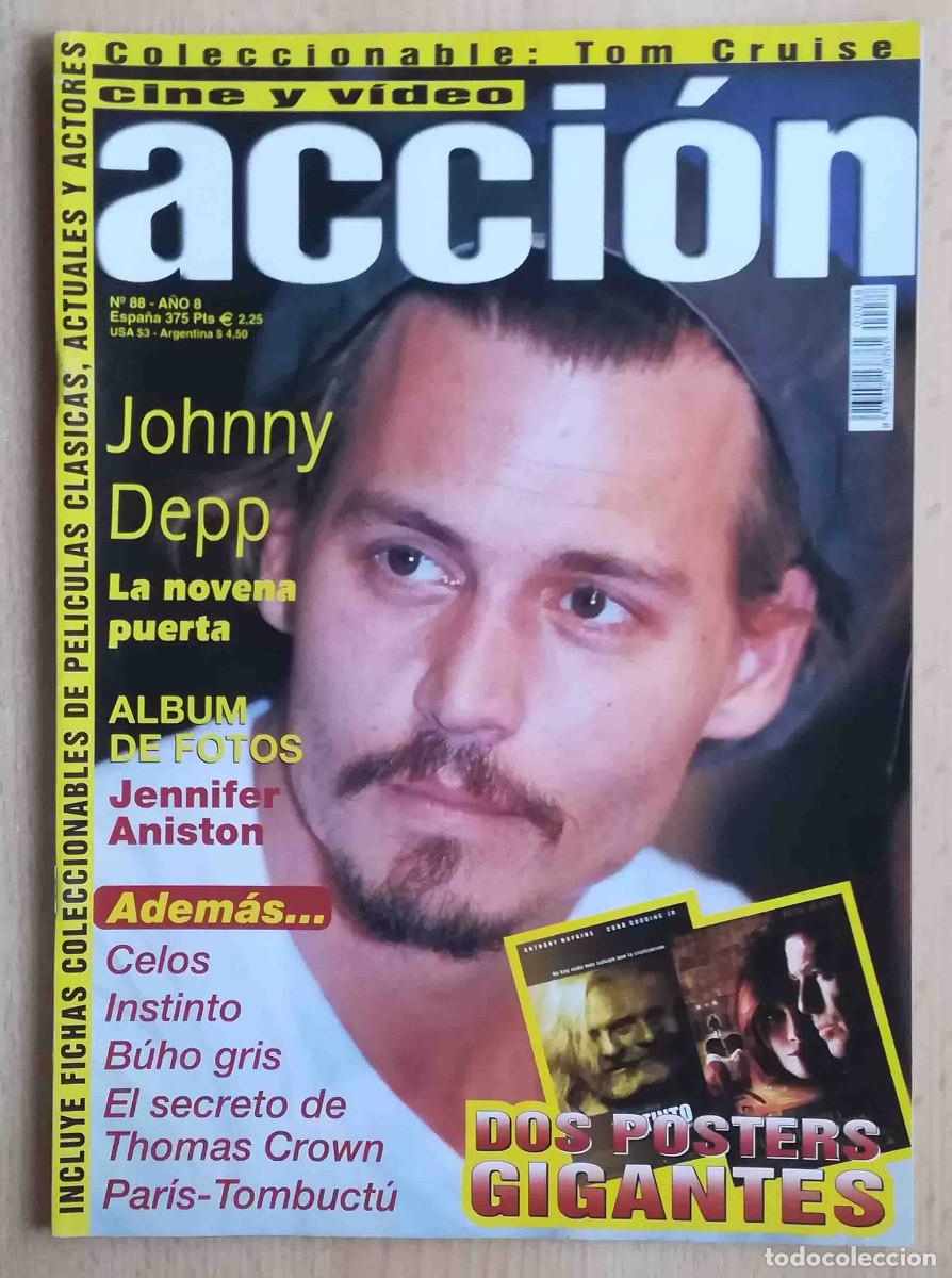 Cine: Revista Acci&oacute;n N&ordm; 88 Johnny Depp. El secreto de Thomas Crown. La novena puerta. Par&iacute;s Tombuct&uacute;.