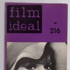 Cine: REVISTA CINE FILM IDEAL Nº 216. ARTE Y ENSAYO 1967-69