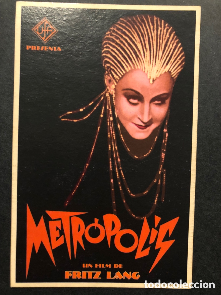 Cine: Programa tarjeta facsimil metr&oacute;polis fritz lang - Foto 1