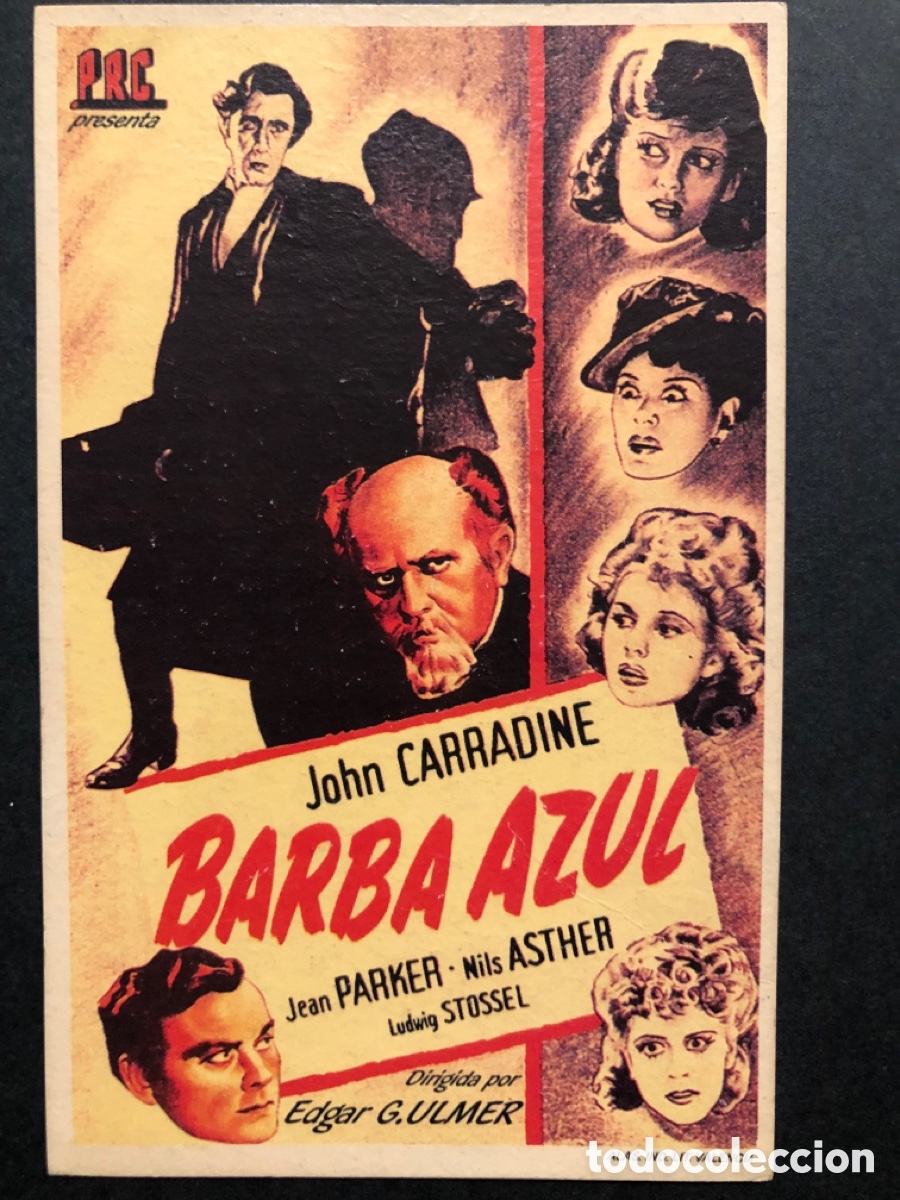 Cine: Programa tarjeta facsimil barba azul john carradine - Foto 1