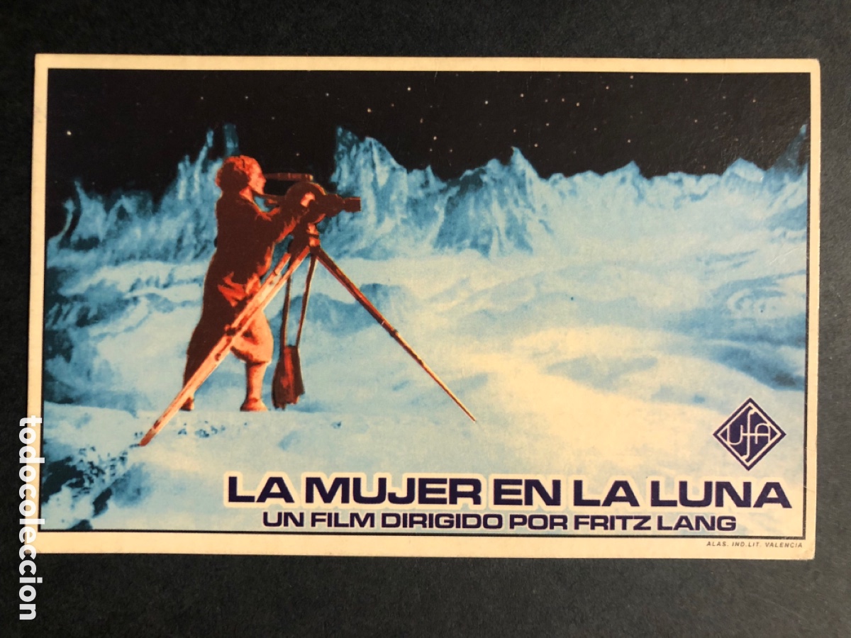 Cine: Programa tarjeta facsimil la mujer en la luna fritz lang - Foto 1