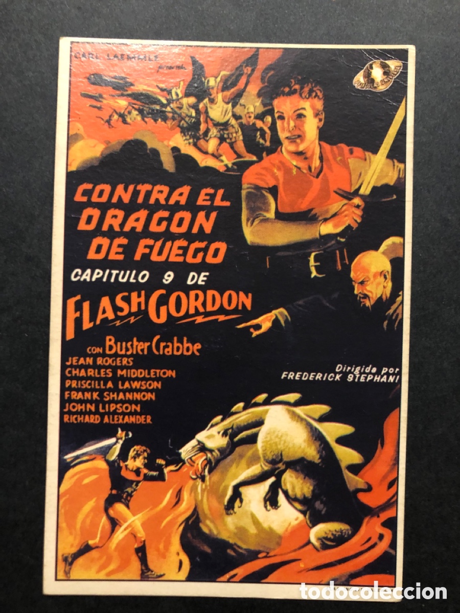 Cine: Programa tarjeta facsimil flash Gordon buster crabbe - Foto 1
