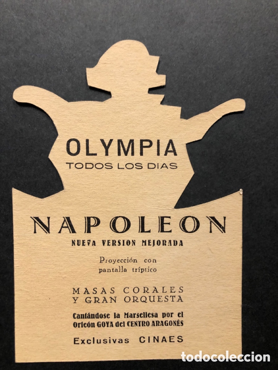 Cine: Programa troquelado facsimil napoleon abel gance - Foto 2