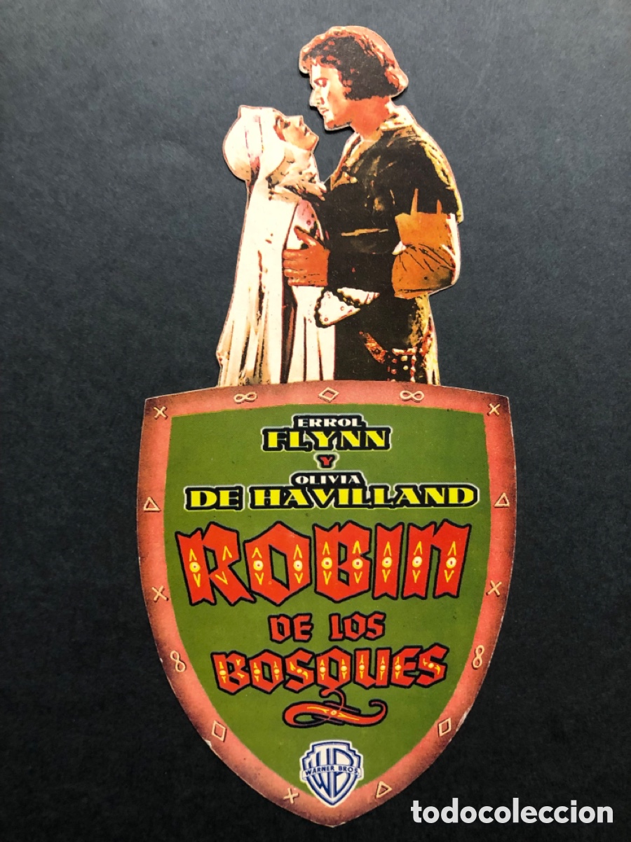 Cine: Programa troquelado facsimil robin de los bosques errol flynn - Foto 1