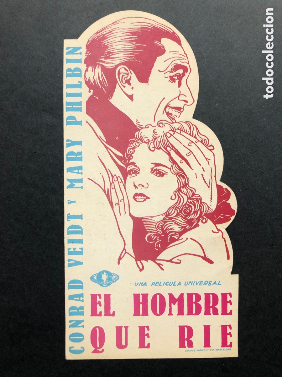 Cine: Programa troquelado facsimil el hombre que r&iacute;e conrad Veidt - Foto 1
