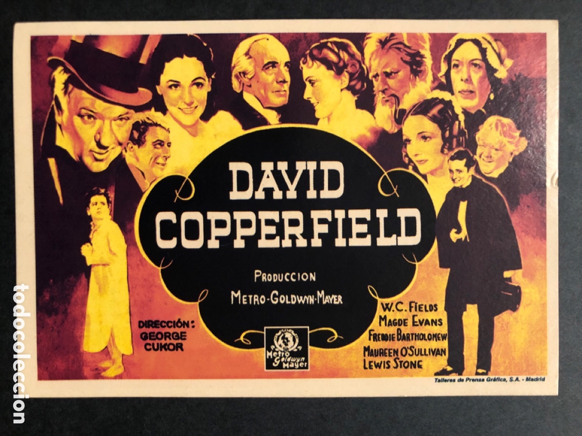 Cine: Programa tarjeta facsimil David copperfield freddie bartholomew - Foto 1