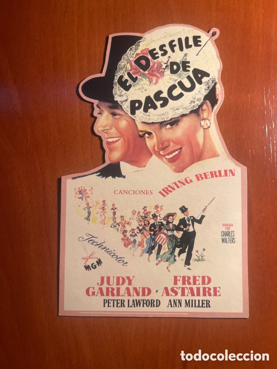 Kino: PROGRAMA EL DESFILE DE PASCUA, CANCIONES IRVING BERLIN, (TECHNICOLOR M.G.M), FASCIMIL!!!