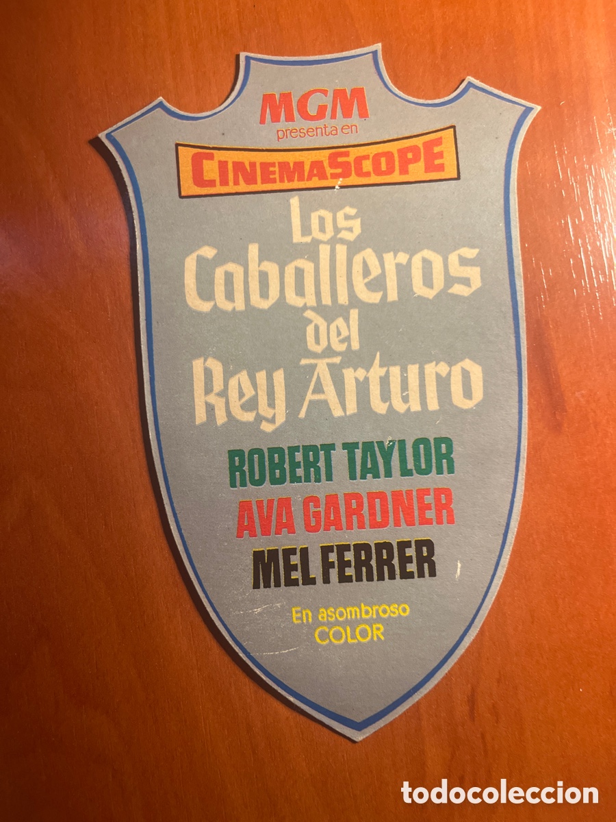 Cine: PROGRAMA LOS CABALLEROS DEL REY ARTURO, ROBERT TAYLOR, (M.G.M CINEMASCOPE), FASCIMIL!!!