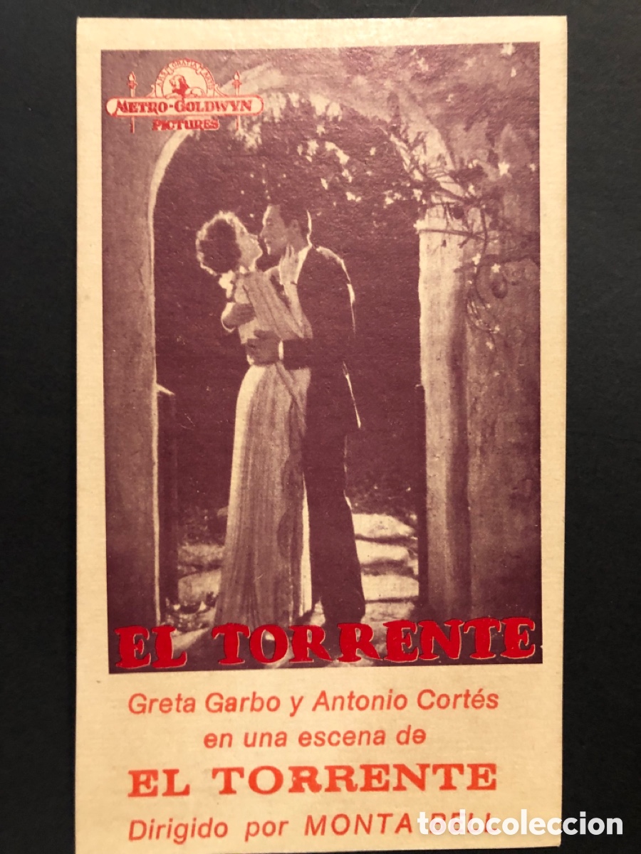 Cine: Programa facsimil Greta Garbo el torrente - Foto 1