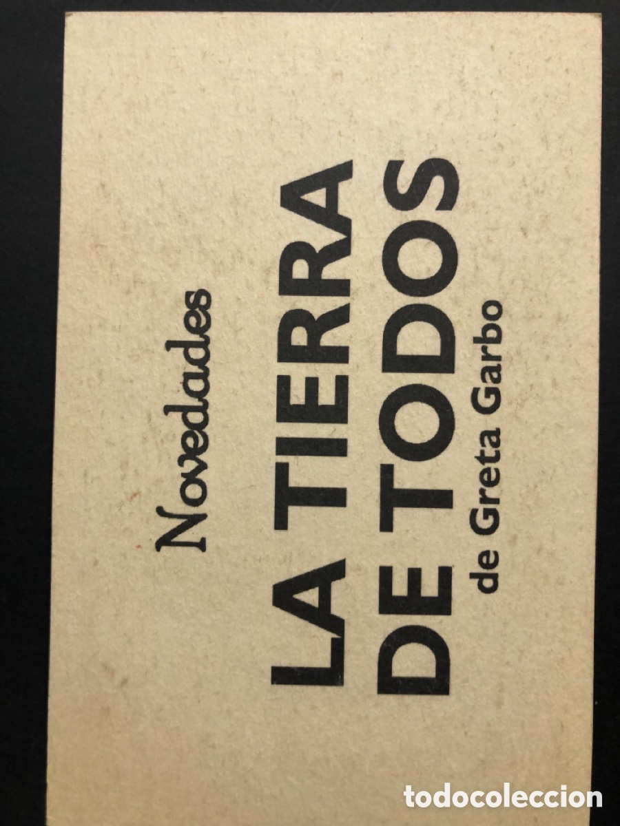 Cine: Programa facsimil Greta Garbo la tierra de todos - Foto 2