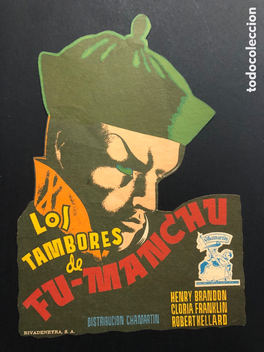 Cine: Programa troquelado facsimil los tambores de fu manchu - Foto 1