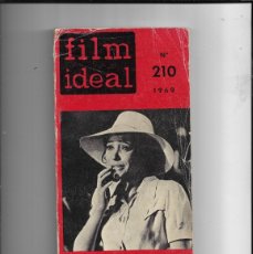 Cine: FILM IDEAL Nº 210 AÑO 1969 RAOUL WALSH, ROBERTO ROSSELLINI CONTIENE 208 PÁGINAS VER FOTOS