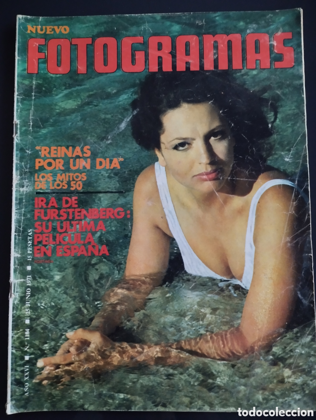 Cine: FOTOGRAMAS 1184, dos p&aacute;ginas pintadas - Foto 1