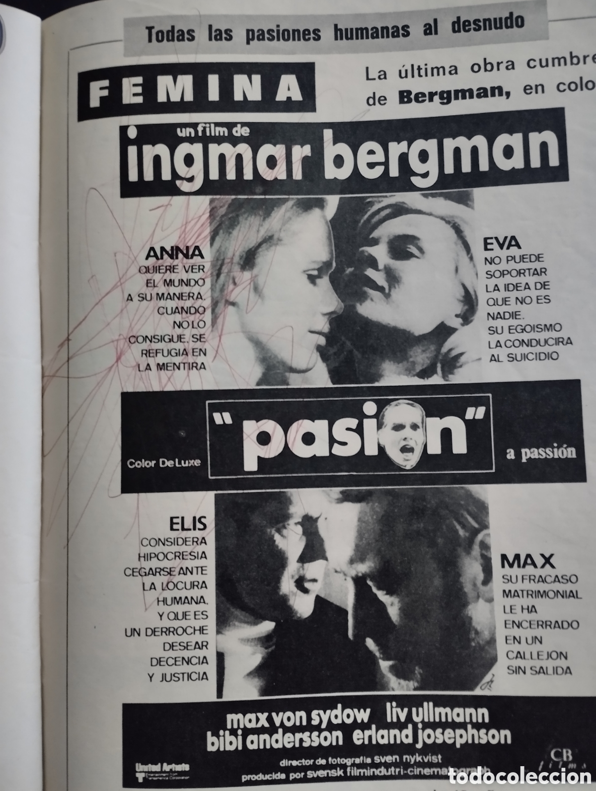 Cine: FOTOGRAMAS 1184, dos p&aacute;ginas pintadas - Foto 2