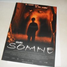 Cine: CARTEL DOBLE,+ DVD CON TRAILER,EN FORMATO A-4,DE SOMNE,FESTIVAL DE SITGES,2005
