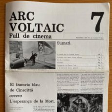 Cine: REVISTA ARC VOLTAIC NÚM. 7, 1980, CON TEXTOS DE V. GÓMEZ, R. HERREROS, F. FANÉS Y E. TRIAS