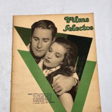 Cine: FILMS SELECTOS. AÑO VII. Nº 285. 4 ABRIL 1936. ERROL FLYNN EN PORTADA. LEER