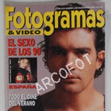 Cine: FOTOGRAMAS & VIDEO Nº 1799 - JULIO AGO 1993 - EL SEXO DE LOS 90 - VICTORIA ABRIL - ANTONIO BANDERAS