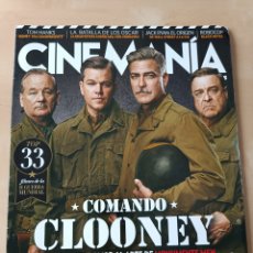 Cine: REVISTA CINEMANÍA N° 221 FEBRERO 2014 COMANDO CLOONEY SPIELBERG HANKS ROBOCOP