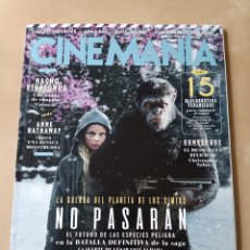Cine: REVISTA CINEMANÍA N° 262 JULIO 2017 LA GUERRA DEL PLANETA DE LOS SIMIOS SCARLETT JOHANSSON