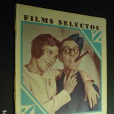 Cine: FILMS SELECTOS Nº 12 1931