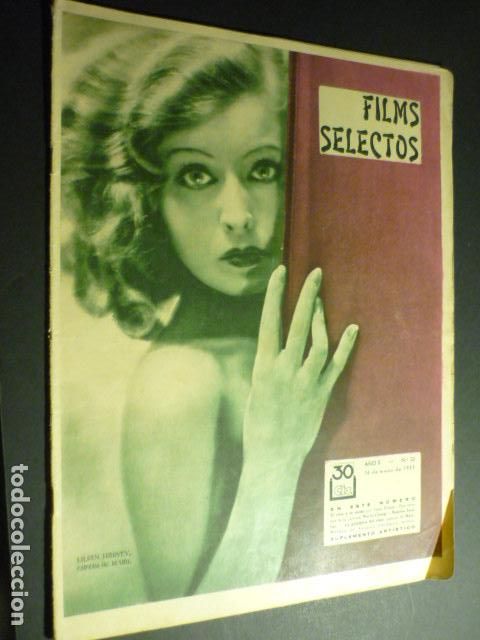Cine: FILMS SELECTOS N&ordm; 22 1931 - Foto 1