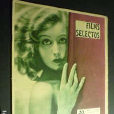 Cine: FILMS SELECTOS Nº 22 1931